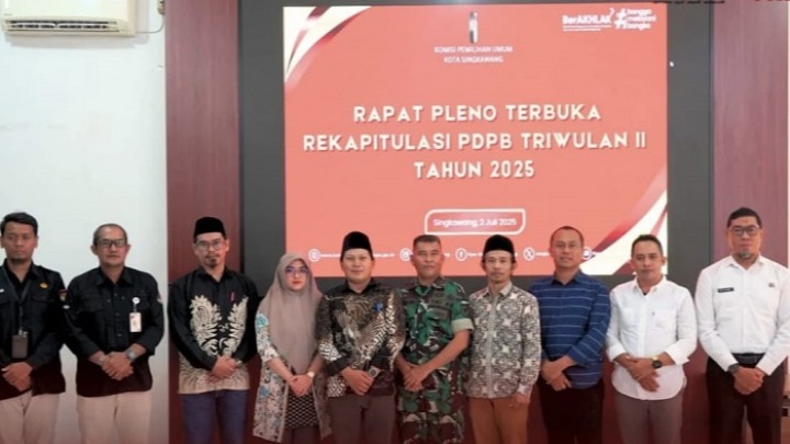 KPU Singkawang Gelar Rapat Pleno Terbuka PDPB Triwulan II 2025: Data Pemilih Terus Diperbarui
