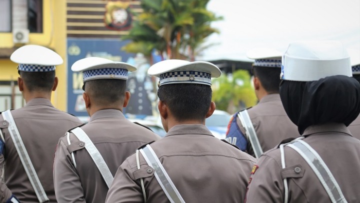 Apel gelar pasukan Operasi Patuh Kapuas 2025 di halaman Polres Singkawang, Senin 14 Juli 2025. (IST)