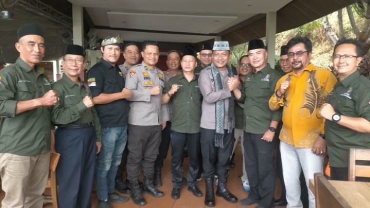Silaturahmi DPD MABM Singkawang bersama Kapolres Singkawang (IST)