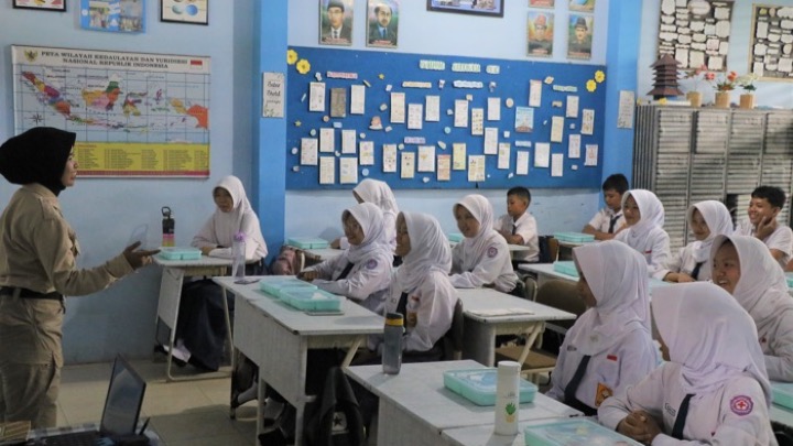 Pelaksanaan MBG di SMPN 3 Singkawang beberapa waktu lama
