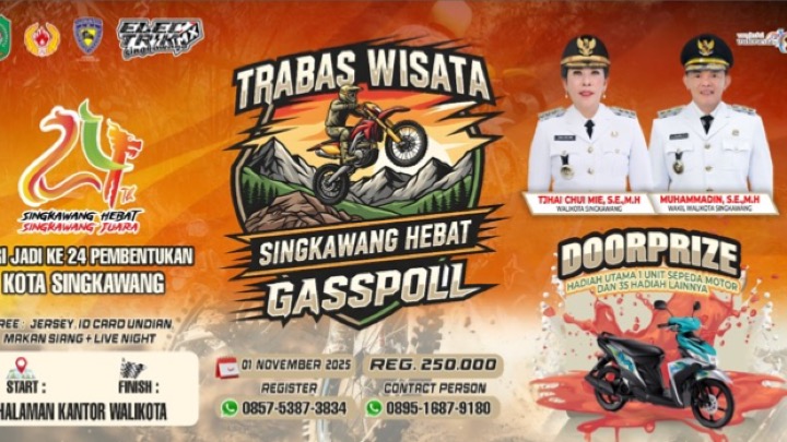 Trabas Wisata Singkawang Hebat Gasspoll dalam rangka Hari Jadi ke-24 Pembentukan Kota Singkawang