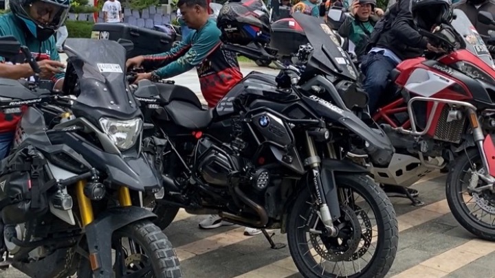 Ratusan moge hadir di Singkawang dalam even Borneo Island International Big Bike Festival (BIIBBF) 2025