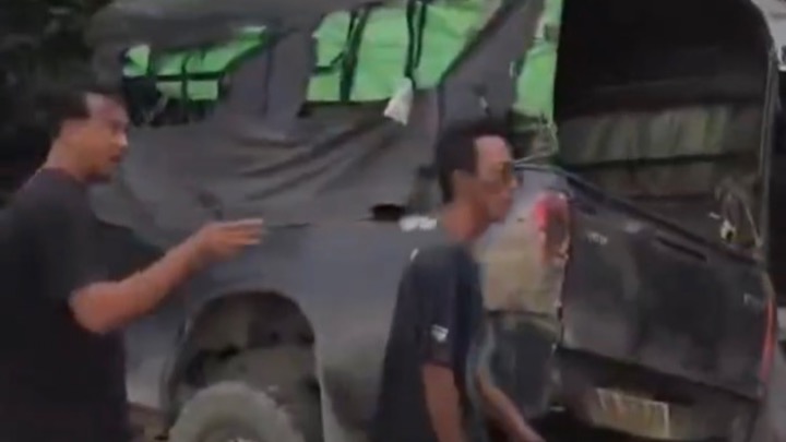 Kecelakaan lalu lintas di Sungai Bulan Singkawang Utara, Jumat (24/10/2025). Foto (ist)