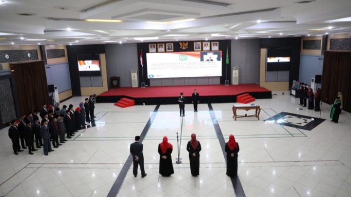 Pelantikan Jabatan Pimpinwn Tinggi Pratama di lingkungan Pemkot Singkawang, Rabu (12/11/2025). (Ist)
