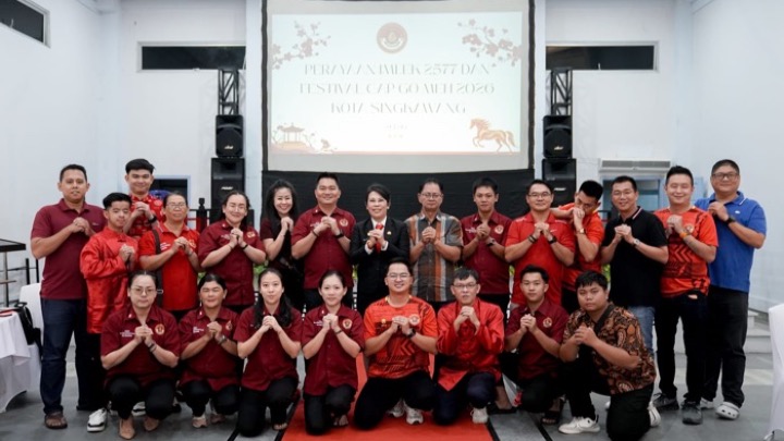 Ramah tamah Panitia Imlek dan Cap Go Meh Singkawang. Foto (ist)