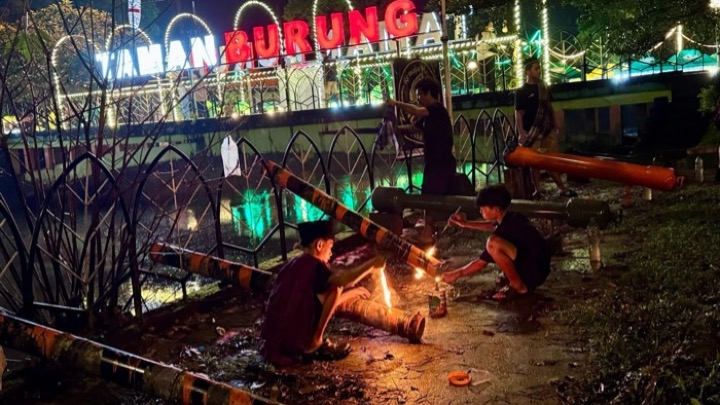 Festival Meriam Karbit dan Lagum Kampung di Singkawang, Rabu (11/3/2026). Foto (ist)