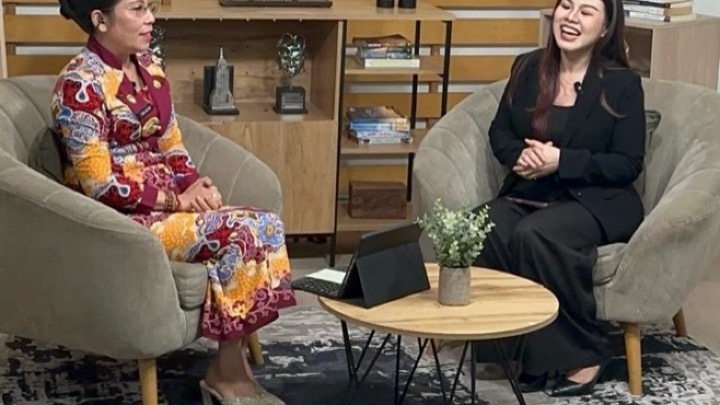 Wali Kota Singkawang, Tjhai Chui Mie, menjadi narasumber di program Nusaraya Kompas di Jakarta, Senin (13/4/2026). Foto (ist)