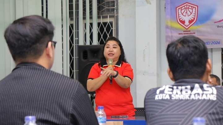 Ketua Perbasi Singkawang periode 2026-2030 terpilih, Chantal Novyanti