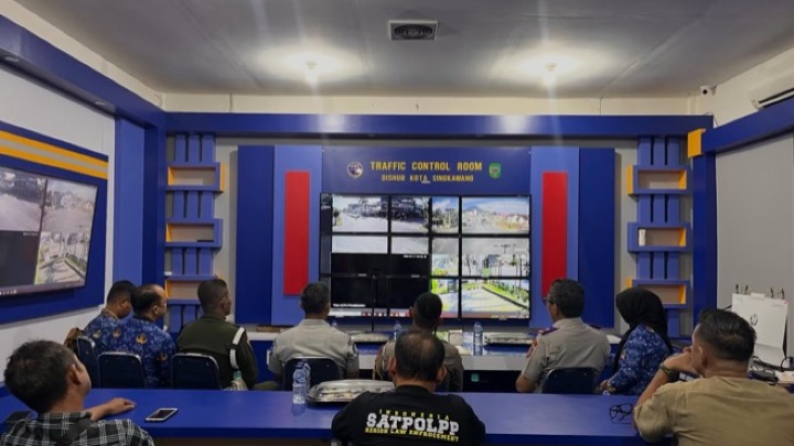 Relaunching toa cctv di Dinas Perhubungan Singkawang, Jumat (17/7/2026). Foto (ist)