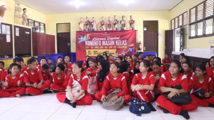 Program Kominfo Masuk sasar pelajar di Singkawang. Foto (ist)