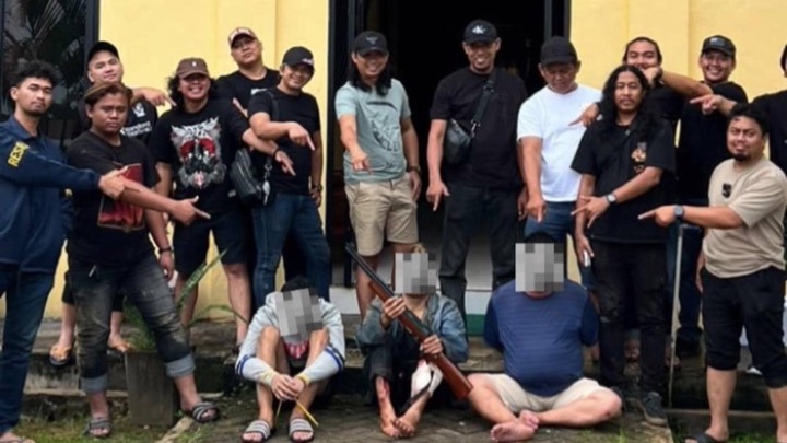 Tiga pelaku penembakan maut di Singkawang ditangkap Satreskrim Polres Singkawang dan Resmob Polda Kalbar, Selasa (4/8/2026). Foto (ist) 