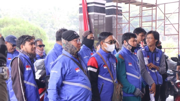Sejumlah driver "kiteantar" sebuah platform buatan anak kalbar