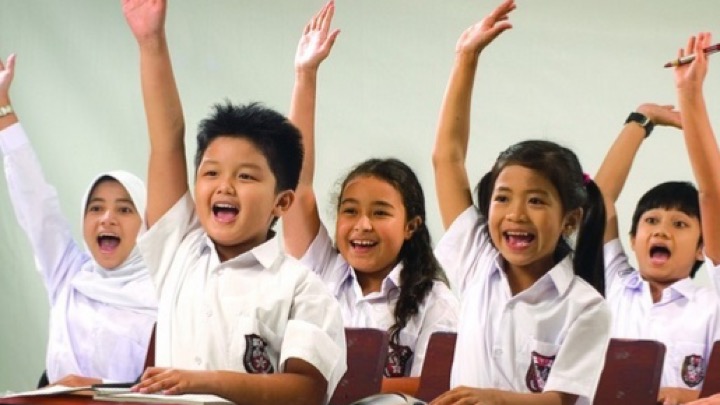 Foto Ilustrasi siswa SD di dalam kelas